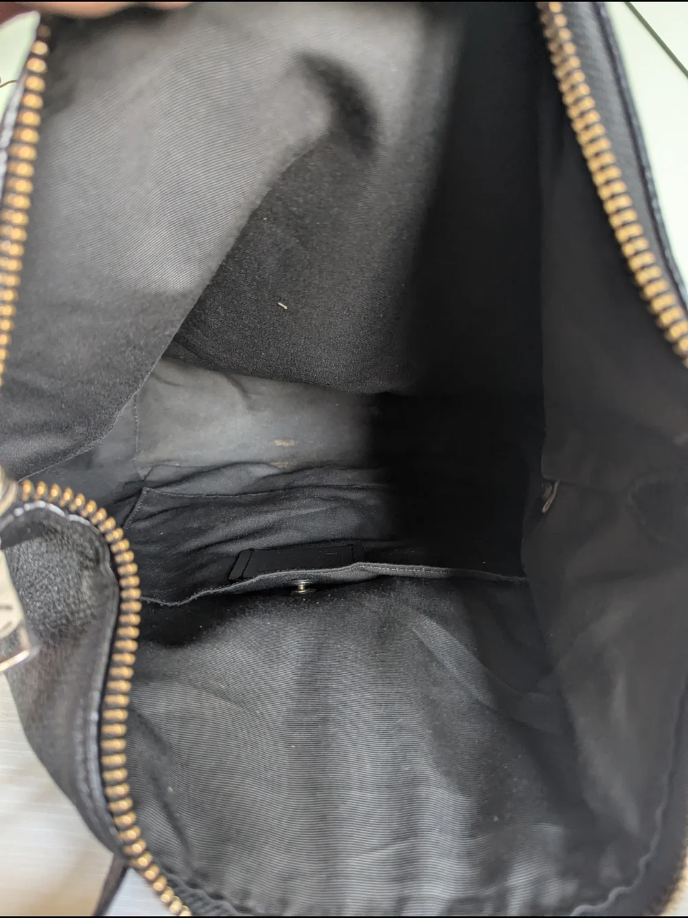 Coach Black Leather Hobo Bag